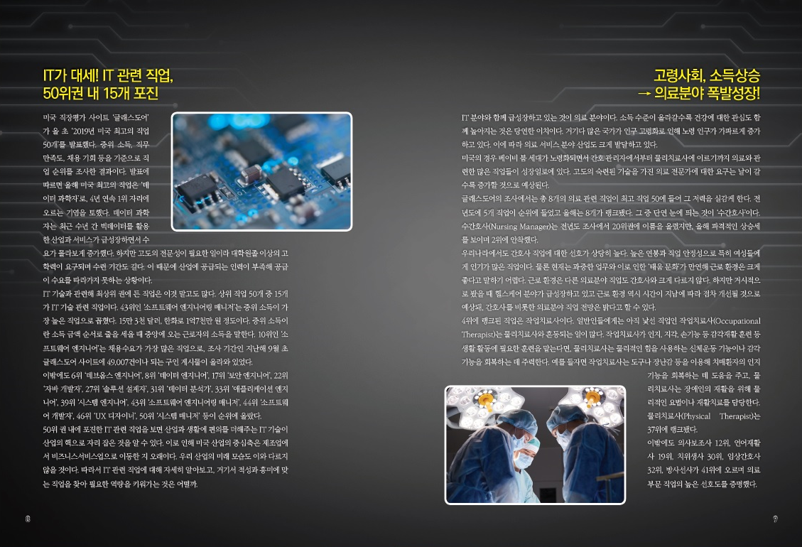 10년 후 이 직업 반드시 뜬다!…미국 유망직업 TOP 50 < 진로이슈 < 진로 / 직업 < 기사본문 - 에듀진 인터넷 교육신문