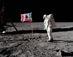 ​▲1969년 인류 최초로 달에 발을 디딘  닐 암스트롱 [사진 출처=NASA] 
