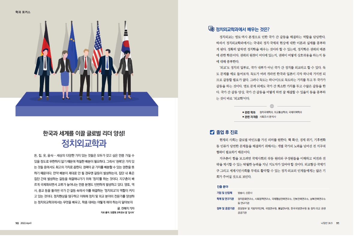 정치·외교 전문가를 양성하는 '정치외교학과' : 네이버 블로그